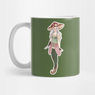 Garden Fairy with a Mushroom Hat Mug